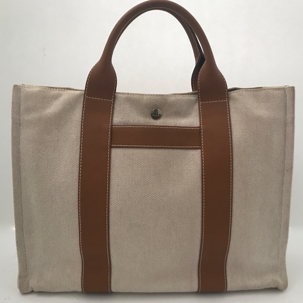 Hermès Harnais cotton tote shoulder bag